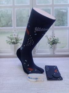 Kaos Kaki Wanita Muslimah Dewasa Kaos Kaki Jempol Motif Bunga Premium