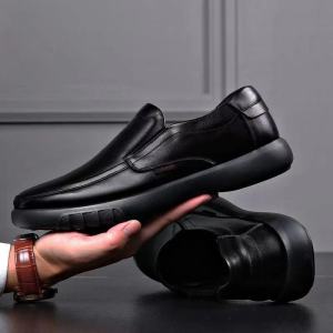 Loafers Shoes For Men Korea Fashion Casual Leather Loafers Black Leather Shoes Wedding Shoes School Shoes For Man