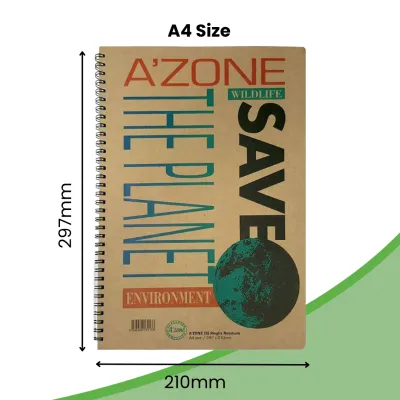 Azone A4/A5 Save The Planet Ringfix Notebook