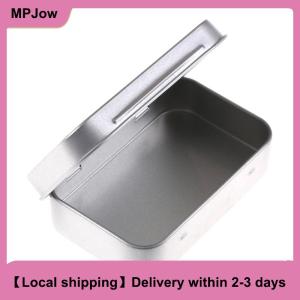 【Local shipping】 95x60x20mm Metal Tin Flip Storage Box Case Organizer For Candy Keys