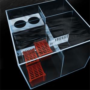 Space Saving Fish Tanks Media Holder PVC Container Organizes Purification Active Carbon Water Purification System