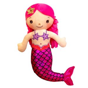 MMLUCK Bọn trẻ Các cô gái Đồ chơi nhồi bông sang trọng Đồng hành cùng búp bê ngủ Mini 30cm Động vật hoạt hình Công chúa Ragdoll Đồ chơi sang trọng cho nàng tiên cá Đồ chơi nhồi bông
