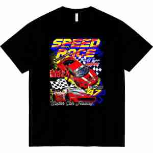 BLACK PAPER t-shirt distro kaos NASCAR RUMBLE 3