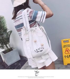 ส่งจากไทย(5สี/พร้อมส่ง) กระเป๋าสะพายข้าง กระเป๋าผ้าแคนวาสสไตล์ใหม่