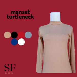 BAJU MANSET BADAN TURTLENEEK WANITA TERBARU