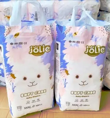100 Miếng Bỉm tã quần giá rẻ bỉm JOLIE xuất Anh Quốc Cao Cấp- mềm mỏng thấm hút tốt đủ size từ M đến 4XL