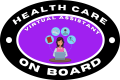 VIRTUAL ASSISTANT ON BOARD VINYL STICKER 7X10cm. 