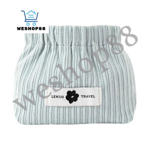 WESHOP88 1Pcs Portable Travel Corduroy Elastic Storage Bag Elastic Travel Storage Bag