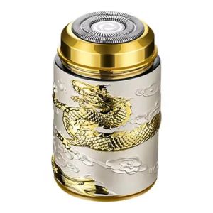 【✅MIỄN PHÍ SHIP CHO 1 SẢN PHẨM】 CHLOCH Không thấm nước Dao cạo râu chạy điện Hợp kẽm Tiếng ồn thấp Tông đơ cạo râu Di động USB có thể sạc lại Dao cạo bỏ túi Dành cho du lịch