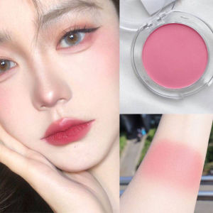 🔥Tamia👍 6 Colors Mineral Blush Palette with mirror Matte velvet Oil-control Waterproof  Natural Long lasting Pigmented & blendable Texture smooth Portable Blusher makeup