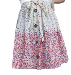 Button Front Skirt midi