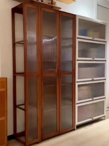 Bookshelf and Storage Shelf Floor-Standing Boycase Household Childrens Multi-Layer Simple Living Room Office Storage Wall-Side Solid Wood