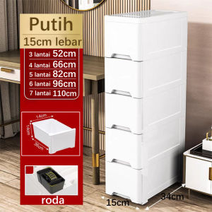 SaveMall Lemari Plastik Mini Lemari Penyimpanan Multifungsi Lemari Kamar Tidur Lemari Dapur