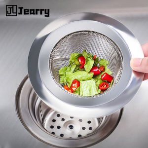 Bộ lọc bồn rửa nhà bếp Jearry Bộ lọc thức ăn thừa bằng thép không gỉ Bộ lọc khử mùi