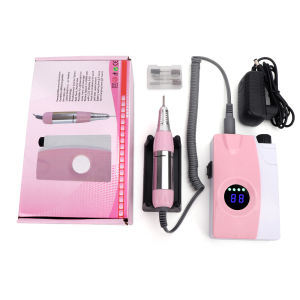 DECINIEE 250000RPM Nail Drill Machine Mini Manicure Polish Milling Grinder Nail Art Sanding File Drill Bits Portable Nail Drilling Pen