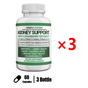 Kidney Support Supplement Kidney Cleanse Detox & Repair Formula for Kidney Health and Recovery 705 mg for Bladder and Urinary Tract Health 60 Capsules