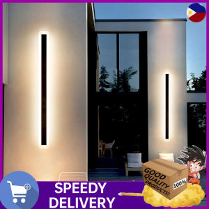 【Buy 1 get a gift+COD+Spot goods】Wall Mount Outdoor Lights Waterproof LED Long Wall Lamp IP65 Modern Deco Sconces 220V for Porch Pathway Yard Garden Balcony Villa Gate post light
