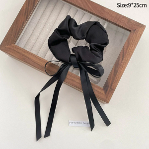 Cô Gái Đáng Yêu Pure White Ribbion Nơ Dây Buộc Tóc Dây Scrunchies Đuôi Ngựa Phụ Kiện Tóc