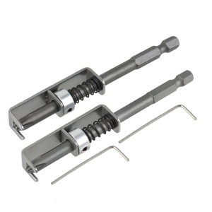 Multiple Materials Spring Loaded Alignment Driver Aluminum Construction Compact Design for Portable Tight Workspaces