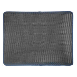 Cat Litter Mat 45x60cm Waterproof Cat Mat Anti-Splash EVA Double Layer Filter Anti-Leakage Control Litter Mat