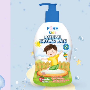 Pure Kids Purekids Natural Shower Bath (300ml/100ml) - Sabun Mandi Anak tanpa SLS