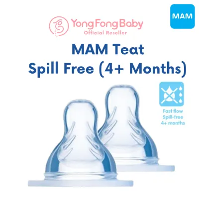 MAM Teat Baby Milk Bottle Size 0 / 1 / 2 / 3 / X / Spilll-Free (0+ Months until 6+ Months)