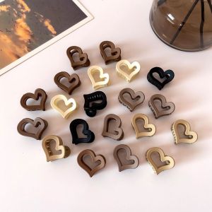 กิ๊ฟหนีบผมรูปหัวใจขนาดเล็กหรูหราสำหรับเครื่องประดับผมทันสมัยสตรี