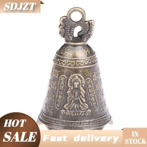 SDJZT Cổ chuông Trung Quốc Mini điêu khắc cầu nguyện guanyin Phật chuông Shui phong chuông