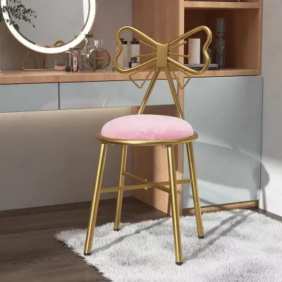 White Dressing Table With Mirror And Light Bedroom Minimalist Modern Ins With Drawer Two Drawers LED Light 80*40*120CM