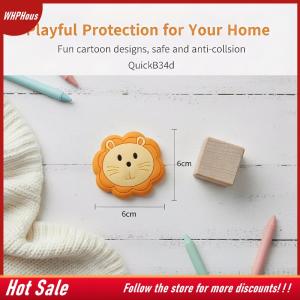【COD】🔥🔥🔥 Cartoon Door Stopper Silicone Handle Mute Bumper Self Adhesive Wall Protector Soft Cushion for Home Office