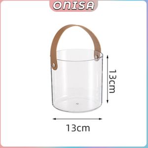 Onisa Multifunctional Plastic Fruit Basket or Ice Bucket Transparent Storage Bucket