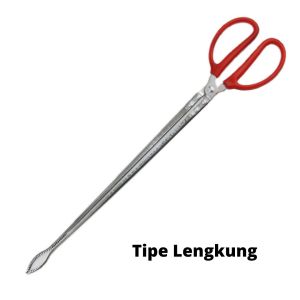 Gunting Capit Crap Tongs Jenis Flat Lurus Untuk Mengambil Seafood Kepiting Belut Gurita Atau Lainnya Panjang 52 Cm