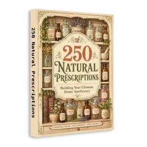 250 Natural Prescriptions Home Apothecary Book English Herbal Remedies Guide Natural Health Wellness Book Plant Based Traditional Self Care Reference For Family