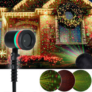 ♥Ready Stock +Limit Free Shipping ♥Star Shower Laser Motion Light Star Projector Outdoor Light Christmas Light Red & Green HIGH QUALITY