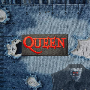 QUEEN -inspired Printed Iron-On DIY Patches for Jacket Decoration. Features 2026 patches with band logos and album art. Suitable for customizing denim jackets. Ideal for rock music enthusiasts.