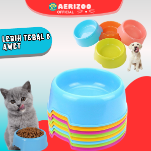 Mangkok Makan Kucing Anjing Anti Slip Pet Bowl Single Aerizoo