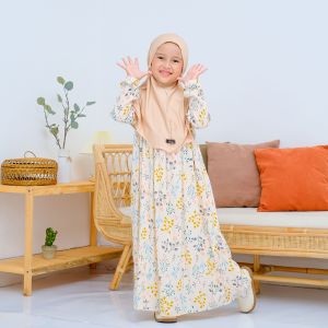 CIARA Baju Muslim Gamis anak perempuan bahan rayon motif
