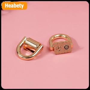 【2-3 days delivery】 2Pcs D Ring Bag Side Clip Buckles Screw Handbag Chain Handles Connector Hanger