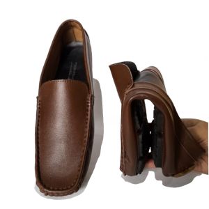 Sepatu Pantofel Pria Cow Leathers Keren Terbaru Slop Moccasin Kasual Formal Slip On Murah Real Fict Bisa Bayar Ditempat