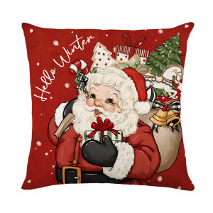 Pillow Case Intelligent Pillow Quilt Soft and Comfortable Printing Holiday Santa Claus Consumer Group