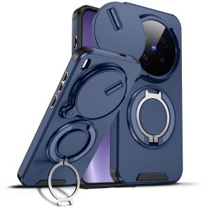 Slide Camera Lens Protect Armor Case For Vivo X300 Pro X300 Ultra X300 5G For Magsafe Magne Ring Wireless Charging Cover