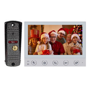 Anjielo 7Inch HD Video Intercom Camera Doorbell with Motion Detection Night Vision Security 1200tvl With DND Mode For Home