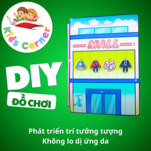 Cửa hàng quần áo của Toca Thời trang búp bê giấy Quiet book