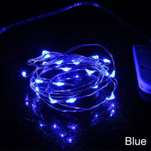 LED String lights 2M 20LED Copper Wire Fairy light Christmas Garland Wedding Party Decoration Powered by CR2032 Battery