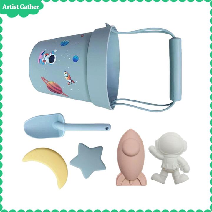 Nghệ Sĩ Thu Thập 6Pcs Du Lịch chơi ở bãi biển Trò Chơi Silicone Toddler ...