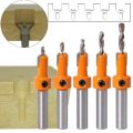 Mũi khoan âm vít gỗ đa năng - mũi khoan mồi âm vít 2 tầng đầu lỗ 3mm đến 8mm. 