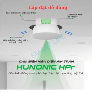 Cảm Biến Hiện Diện Thông Minh Hunonic Loại Ốp Trần Và Âm Trần HPR Sử Dụng Công Nghệ Wifi Điều Khiển