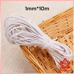 PHM ด้ายแว็กซ์ ใช้ถัก ใช้เย็บหนัง ใช้งานได้หลากหลาย ความยาว 10m wax rope