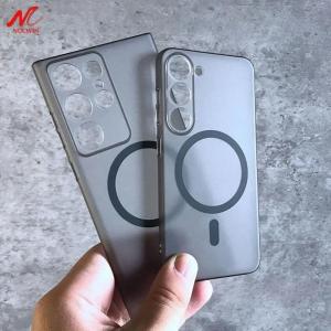 S24 S26 Ultra magnetic Case for Samsung S24 S25 S23 Ultra Galaxy S22 Plus Slim Matte Ultra Thin PC Magnetic Shockproof Cover
