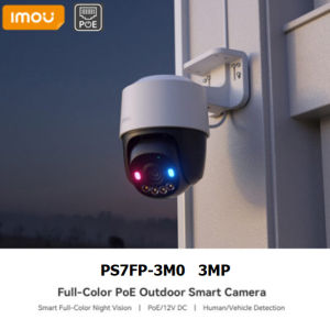 Imou IPC-PS7FP-3M0 รองรับPOEกลางแจ้งหมุนได้ 360(Cruiser SC 3MP)กลางคืนภาพสีกล้องวงจรปิด